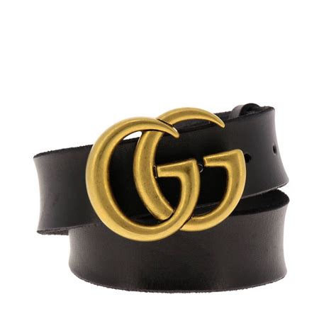 cintura gucci con g color nero|Gucci Cintura GG .